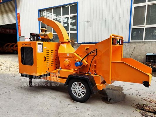 移動式樹枝粉碎機可樹枝粉碎機流動性工作操作更方便